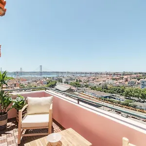 Casa Boma - Unique With Private Balcony And Panoramic Bridge View - Alcantara Iv Apartamento Lisboa